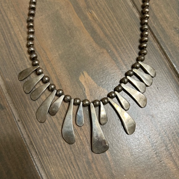 Vintage Sterling Taxco choker/necklacee - Picture 2 of 6